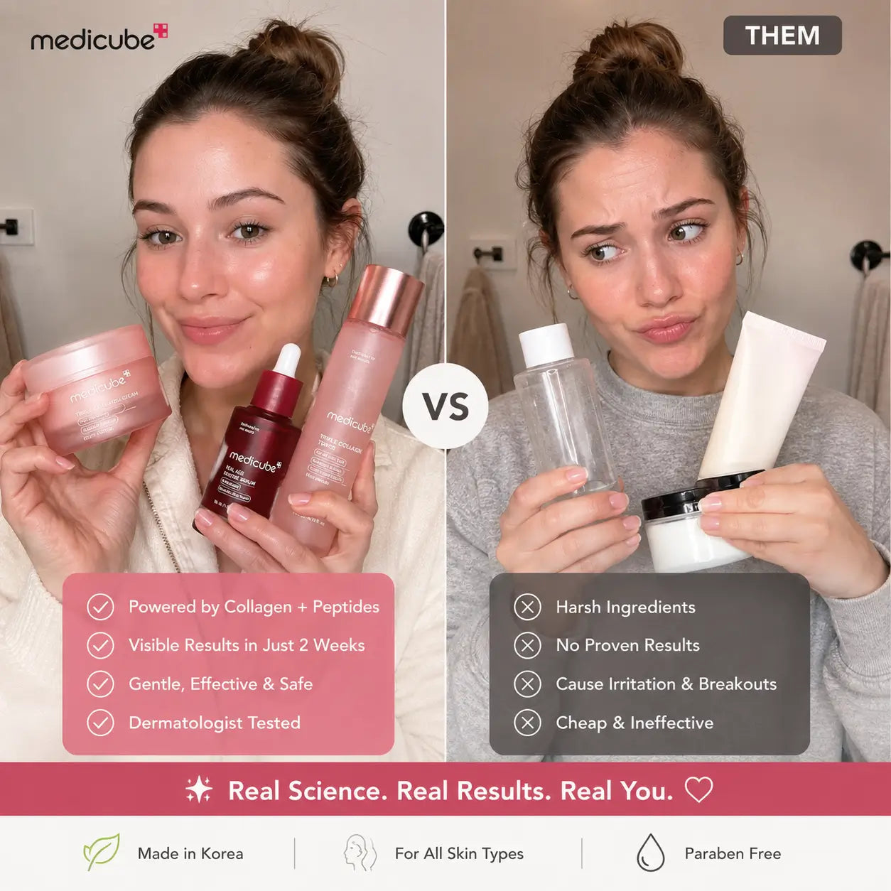 Medicube Real Age Rewind™ 5-Step Anti-Aging Set + 1 FREE Mist