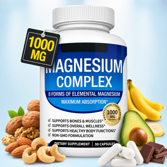 TopLux™ Magnesium Complex 1000mg | 8-in-1 Formula