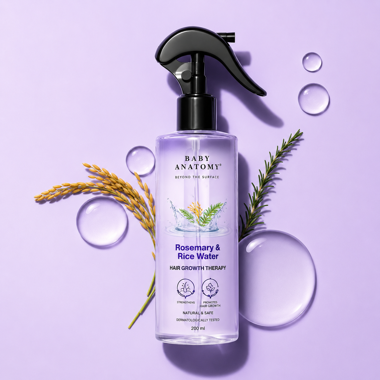 Rosemary & Rice Water Scalp & Hair Growth Spray