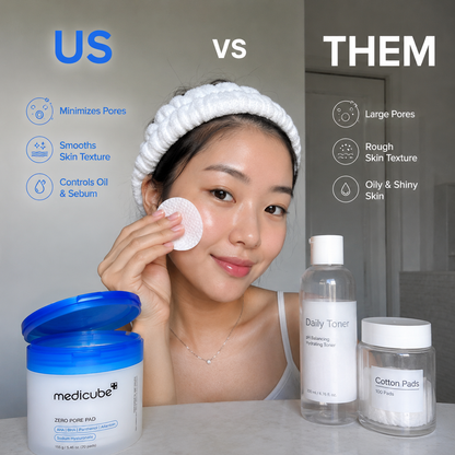 Medicube Zero Pore Exfoliating Pads – Tighten Pores & Improve Skin Texture