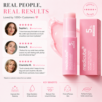 Medicube PDRN Pink Collagen Multi Balm – Firming & Wrinkle Care Stick for Youthful Skin