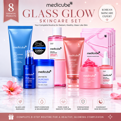 Medicube™ Glass Glow Set | 8 Korean Skincare Essentials