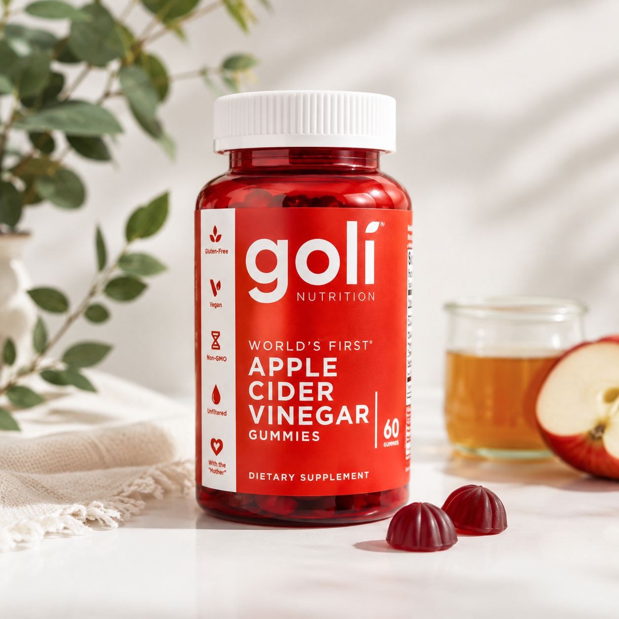 Goli Power Wellness Trio – ACV, Ashwagandha & Daily Biotics Gummies