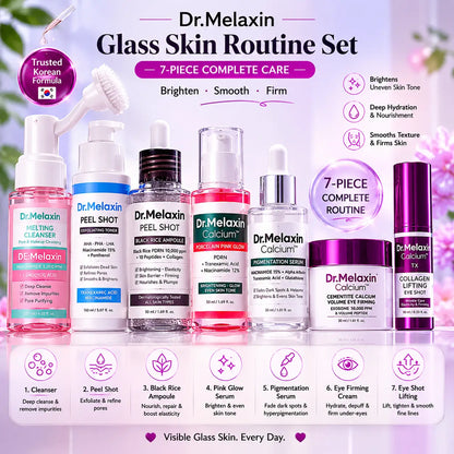 Dr. Melaxin Glass Skin Routine Set Brighten, Smooth & Firm UK